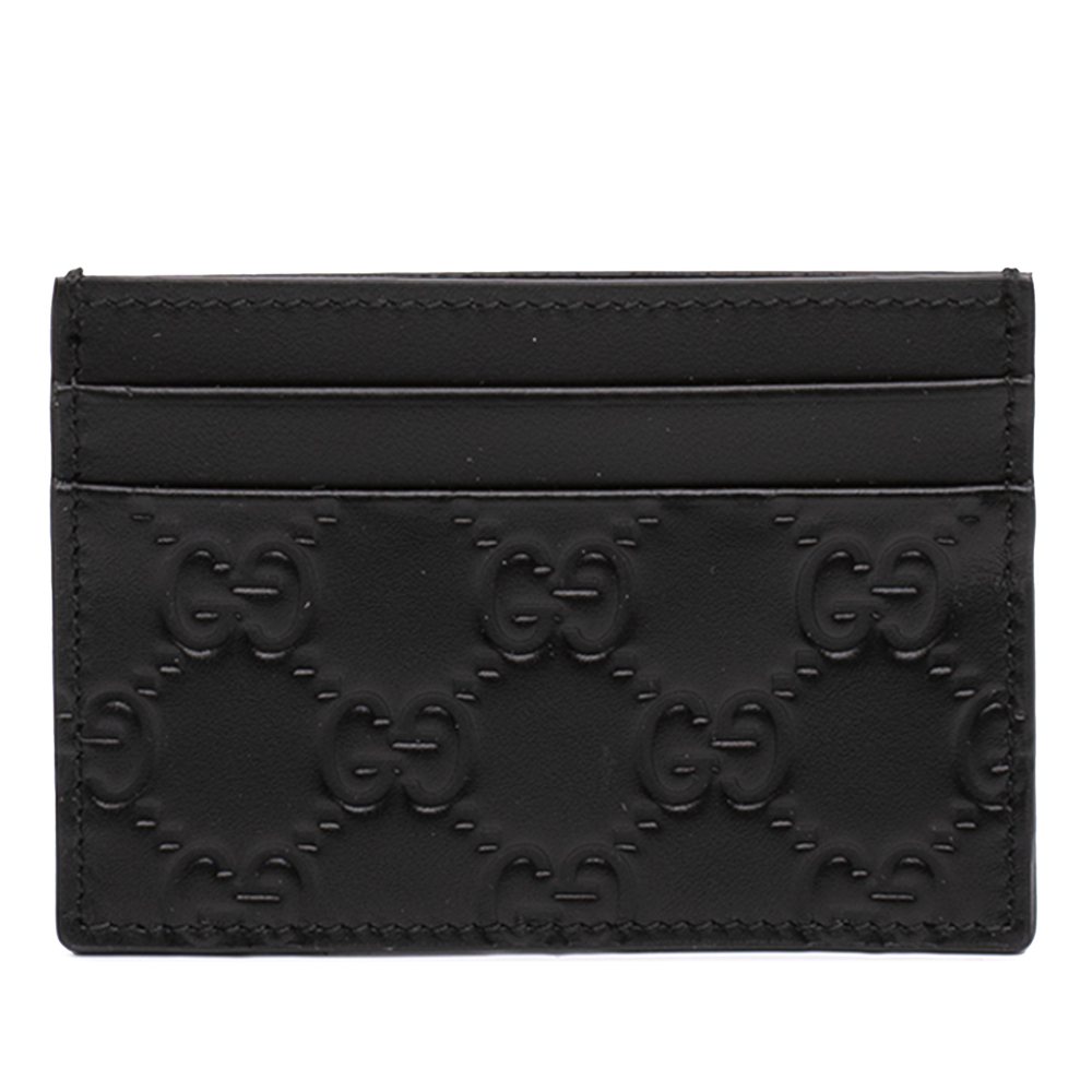 Pre-Loved Gucci Guccissima Card Holder